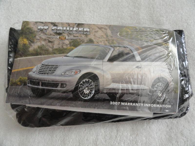 Purchase 2007 Chrysler PT Cruiser Owners Manual motorcycle ...