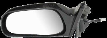 88-90 toyota corolla power side view door mirror black assembly driver left lh