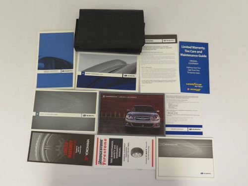 2008 subaru legacy and outback owners manual guide book