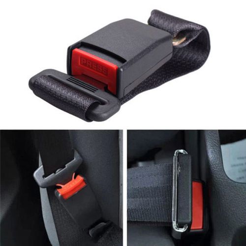 14&#034; universal car vehicle seat belt extension extender strap safety buckle 7/8&#034;