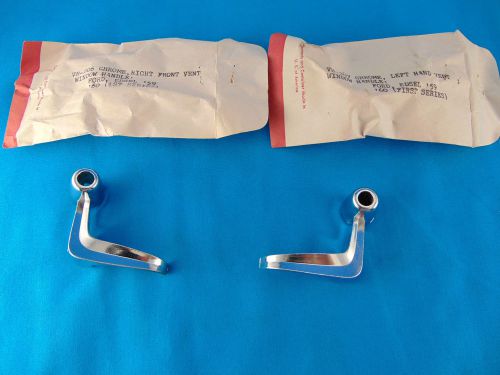 1959 ford and edsel vent window handles nos aftermarket chrome u.s.a. made