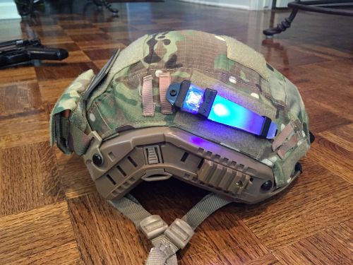 Airsoft helmet with gopro mount