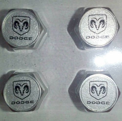 Logo caps dodge ram logo valve stem caps - chrome plated