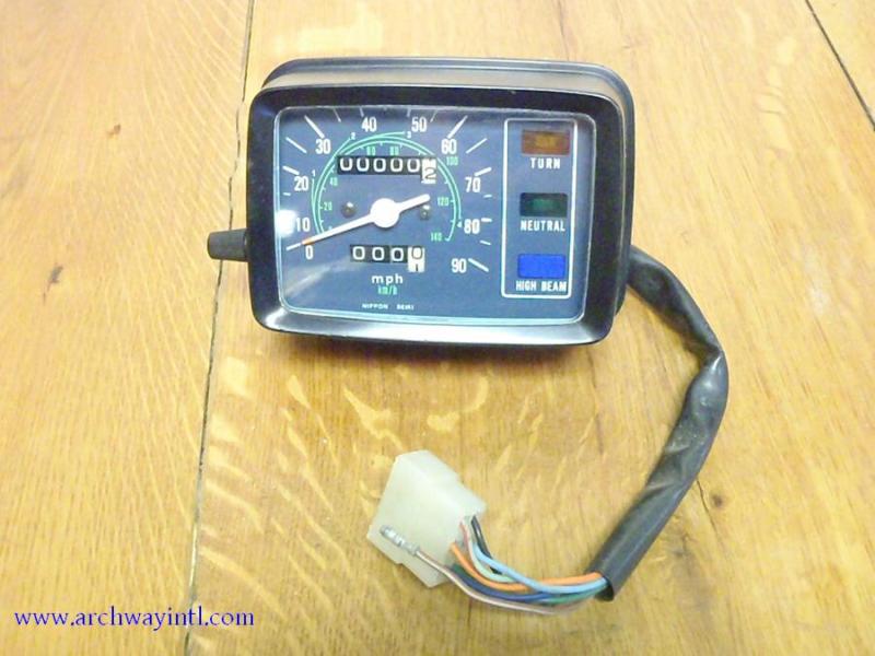 Honda cm-185 twinstar speedometer nos original rare oem free shipping speedo