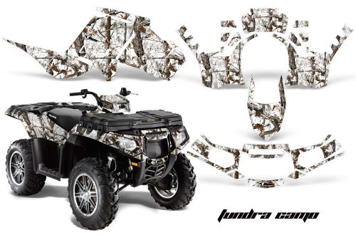 Polaris sportsman 850 amr racing graphics sticker kit 12-13 atv quad decals tund