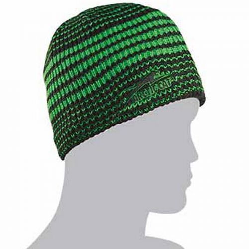 Arctic cat adult size aircat knit beanie hat - lime green / black - 5253-152