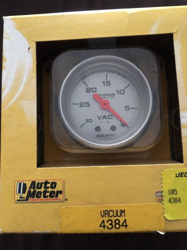 Auto meter 4384 vacuum gauge