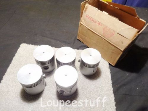 Nos box (5) pistons .040 mcquay 1384p   l81