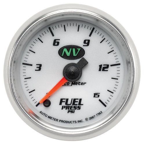 Autometer 7362 nv electric fuel pressure gauge