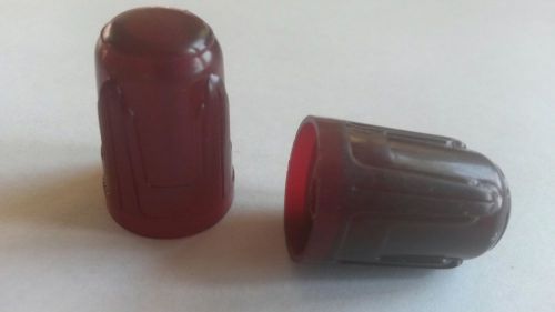 New condition red maroon radio knobs for 1934-1942 cars