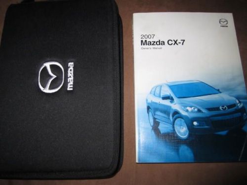 2007 mazda cx-7 owners manual with case 07 free shipping