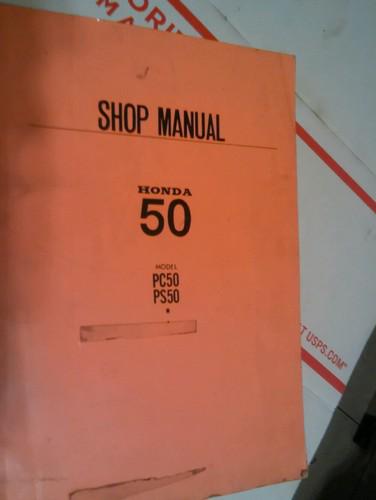 Honda pc50 shop manual