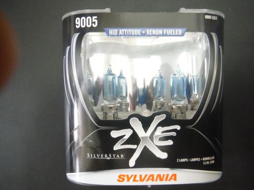 Sylvania 9005 zxe sz/2 hid attitude xenon fueled headlight headlamp bulbs nib