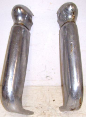 1 pair of 1948 to 1952 gm pickup truck bumper guards