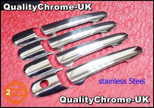 Chrome door handle cover 8pcs 4dr s.steel for ford fusion 2006-2012