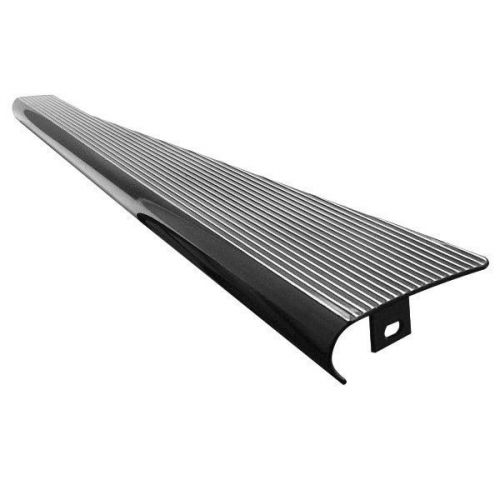 Vw bug billet running boards - gloss black polished rib