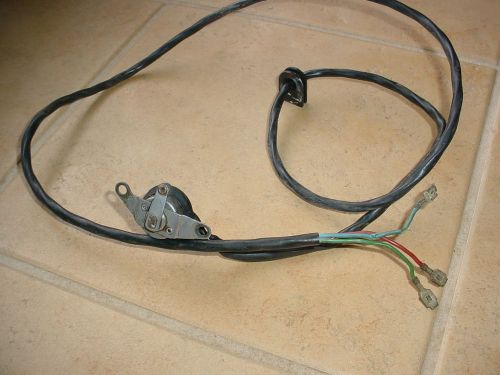 Vintage electramatic switch 379019 electric shift control cable box part johnson