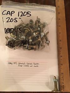(QTY-34) NEW Woodys Chisel Tooth Studs & Nuts for 1.100" Lug Track (CAP-1205), US $26.00, image 2