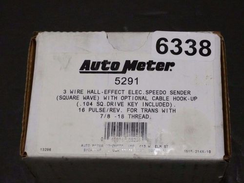 Autometer 5291  programmable electronic speedometer sender
