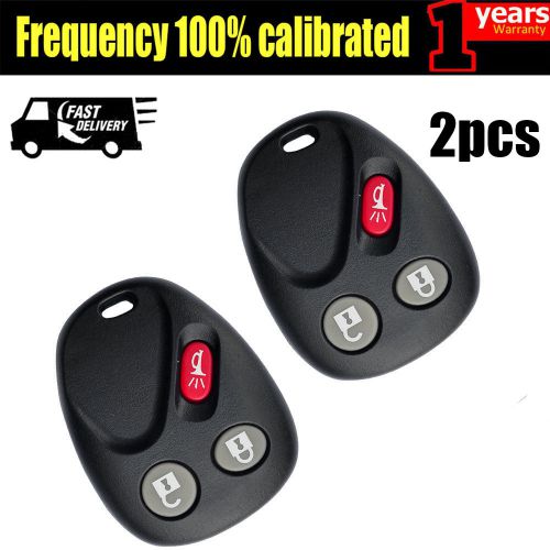2x 2003-2006 hummer h2 keyless entry remote clicker car key fob lhj011 silverado