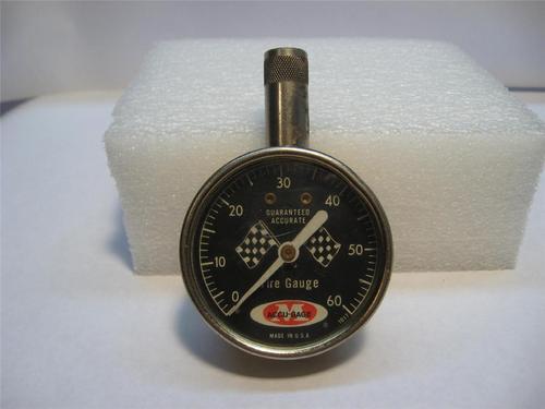 Vintage g.h. meiser & co. accu-gage tire pressure gauge