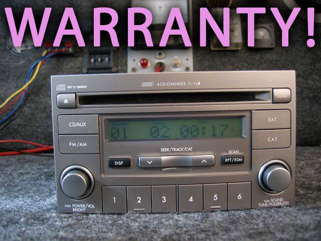 Subaru 6 cd mp3 changer sat xm radio wrx impreza baja pf-2868a-a c-124 c-123