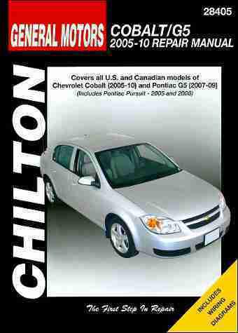 Pontiac g5 pursuit repair shop & service manual 2005 2006 2007 2008 2009 2010