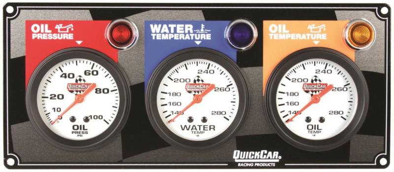 Quickcar 61-6011 oil temperature analog gauge panels 2 5/8" -  qrp61-6011