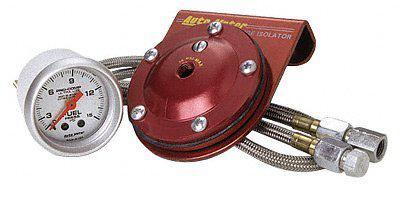 Auto meter 4413 2-5/8in 0-15psi mech. fuel pressure gauge with isolater