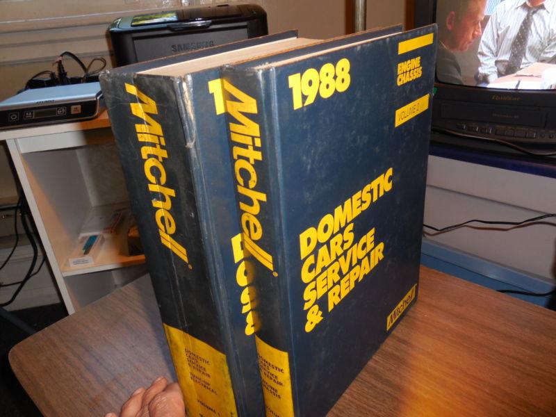 1988 mitchell service repair manuals buick,chevy chrysler,dodge,ford cadillac +