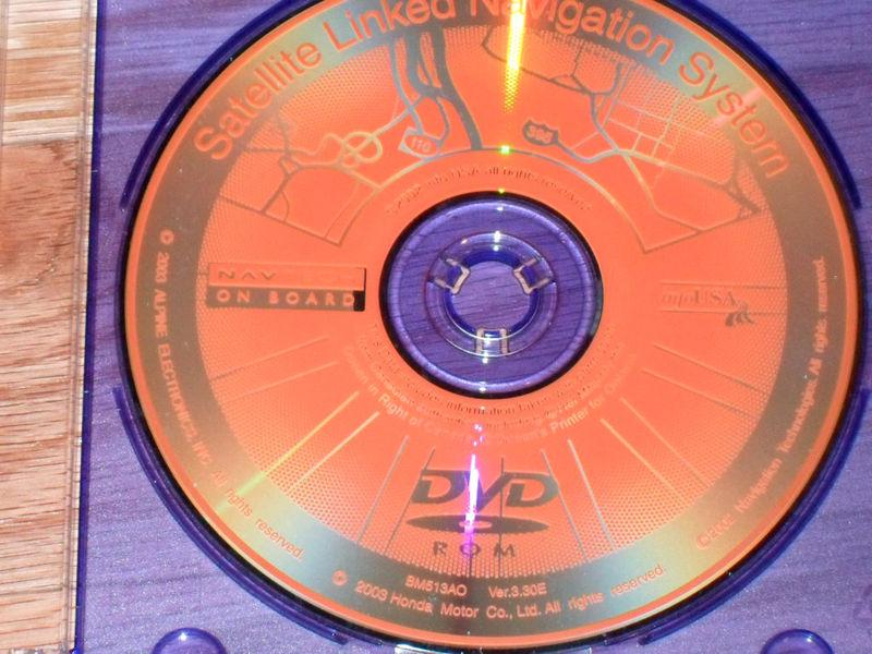 2003 2004 acura mdx navigation disc dvd cd 3.30e navagation disk oem map gps 