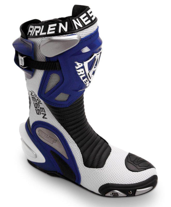 Arlen ness a-spec racing boots blue size 12 us/ 46 euro: r-2010-12