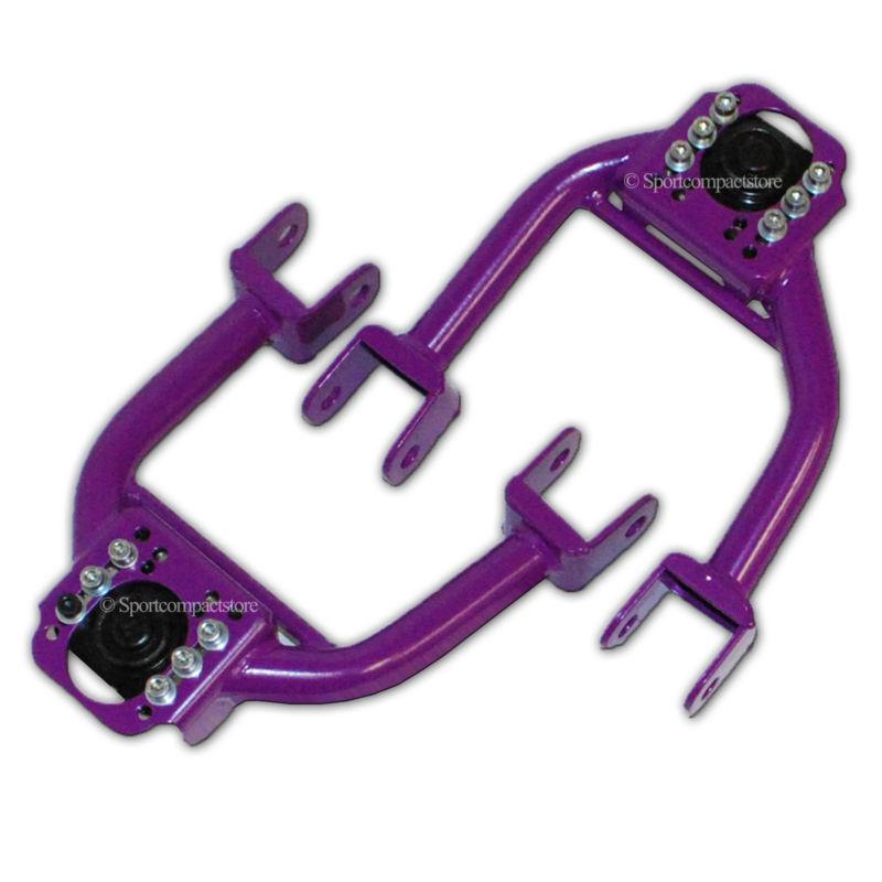 Front upper adjustable camber kit - honda civic/del sol & acura integra - purple