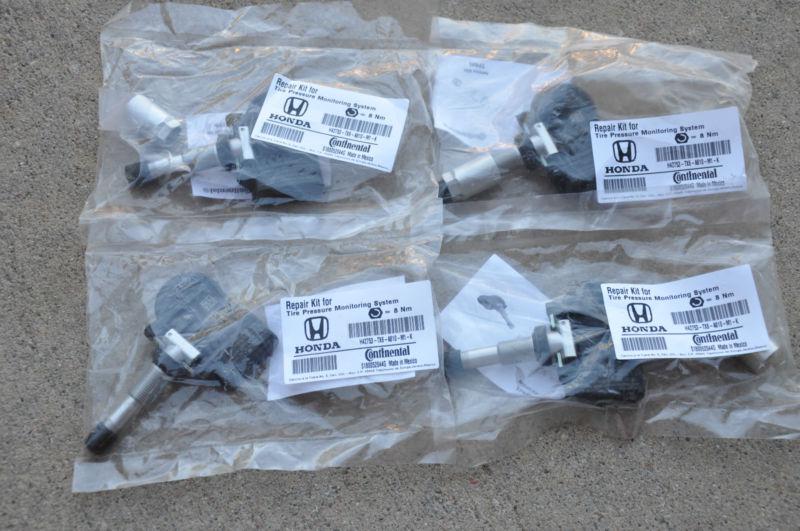 2013-2014 acura ilx tpms sensors set of 4 with washer and nut