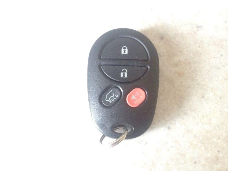 2011 toyota highlander keyless entry remote