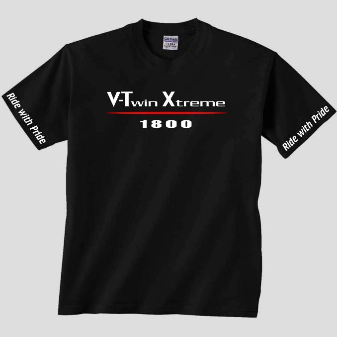 Honda vtx v-twin 1300/1800 motorcycle.....great looking! nice quality tee shirt