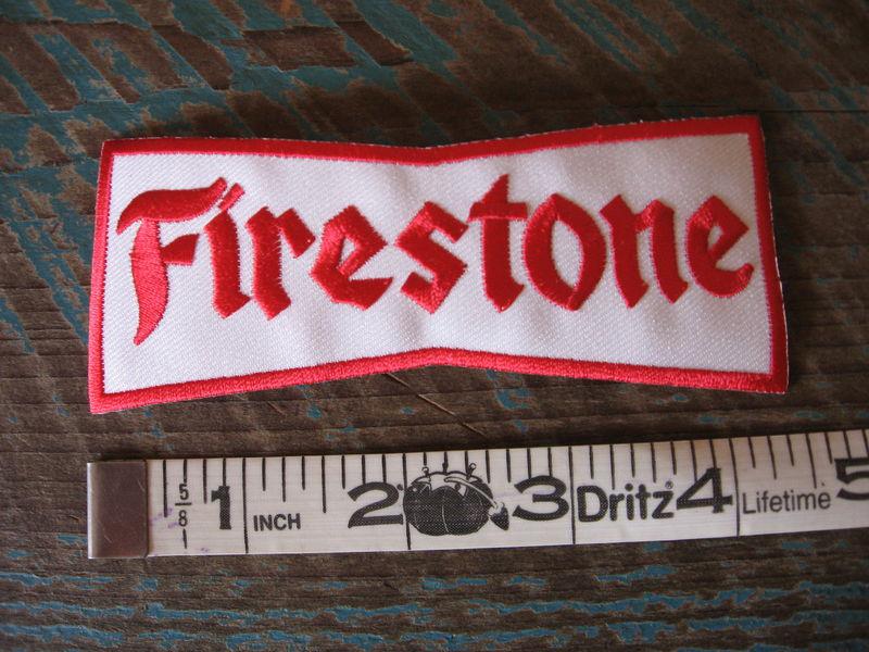 New vintage style firestone rubber company racing patch tire alms scca f1 can am