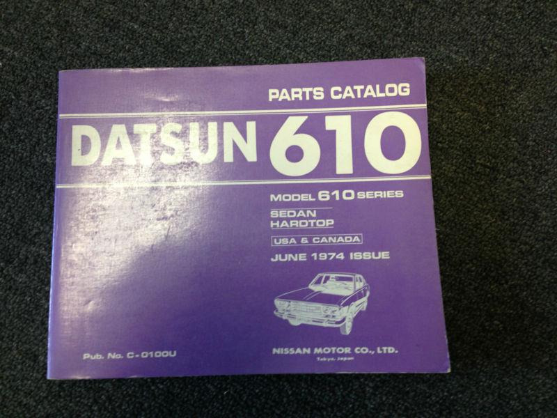  datsun 610 factory parts catalog