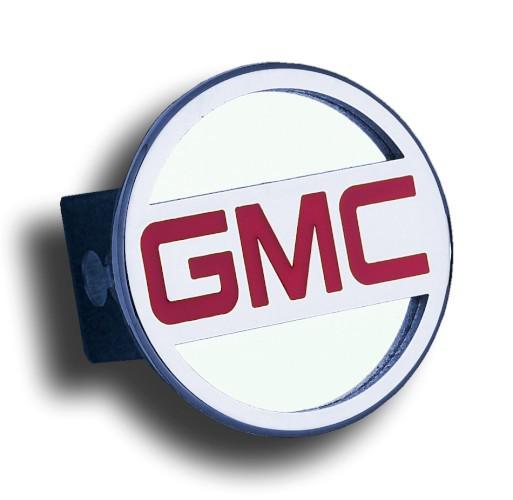Gm gmc name chrome trailer hitch plug made in usa genuine