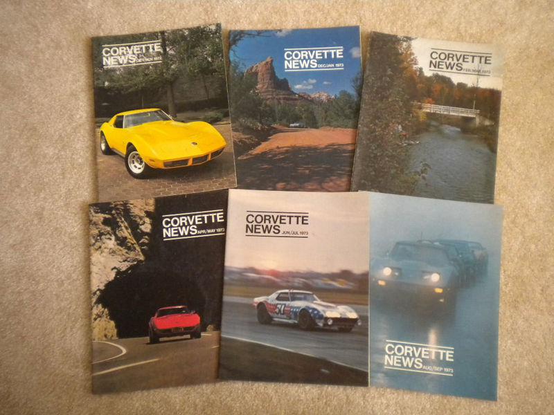 1973 corvette news magazines intro specs options coupe convertible 350 454