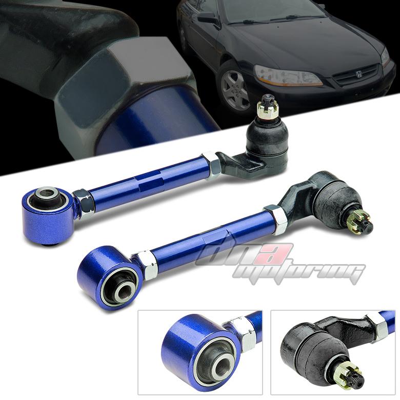 98-02 accord cg/04 cl/tl blue adjustable rear camber control suspension kit/arm