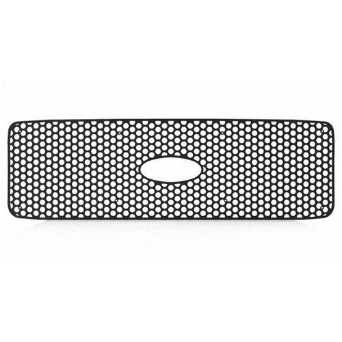 Ford superduty 99-04 circle punch black powdercoat grill insert aftermarket trim