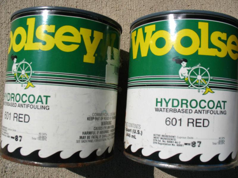 Paint, woolsey hydrocoat antifouling, red (2 qts.)