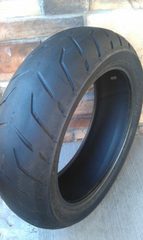Used 200/55r17 m/c 78v dunlop d407 harley davidson motorcycle tubeless rear tire