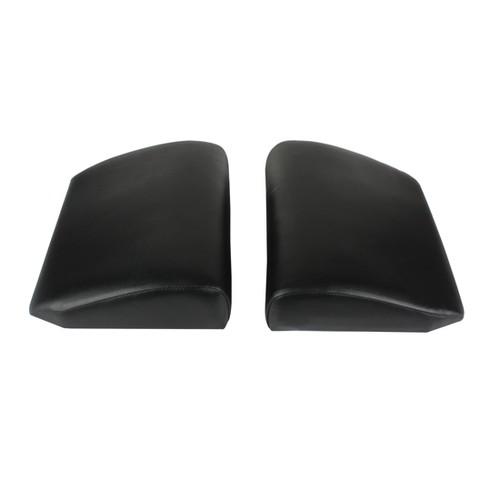 New speedway motors bomber seat pads, black faux carbon fiber, sold in pairs