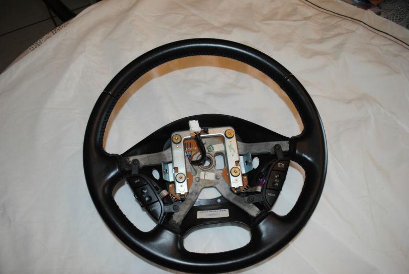 Lincoln ls black leather steering wheel