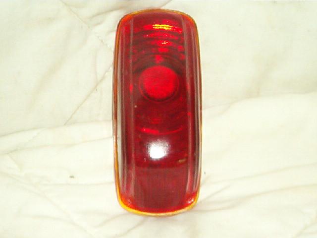 1 new 369 41 plymouth tail lamp ruby glass lens light 