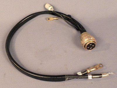 Military wiring harness 4 round pole connector