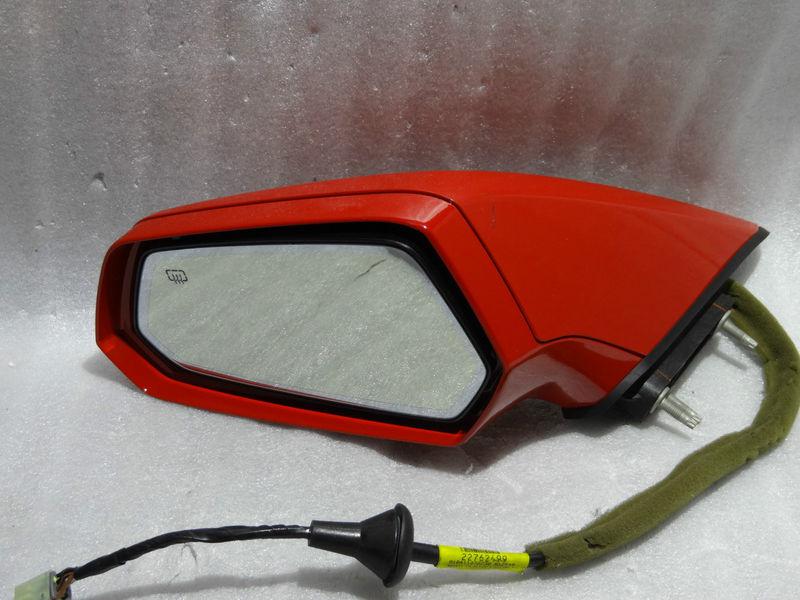 2010 2011 2012 camaro driver power heated mirror factory oem (victory red)  