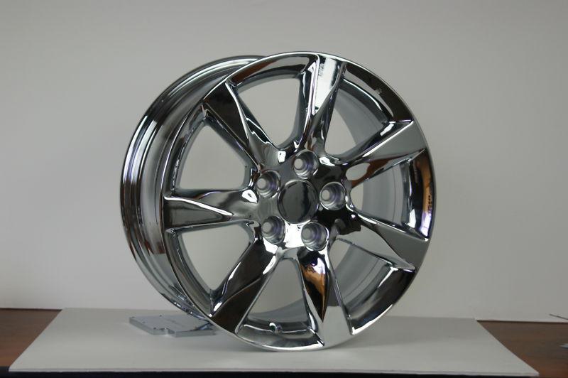 Set of 4 new chrome 17" acura tl  2011-2012 oem factory wheels rims 71801